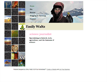 Tablet Screenshot of emilywaltz.com